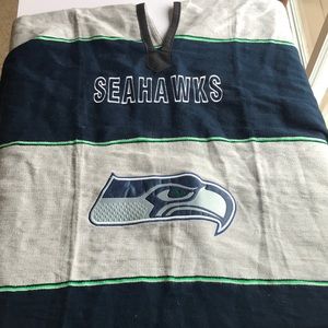 Seahawks poncho Handmade in Mexico